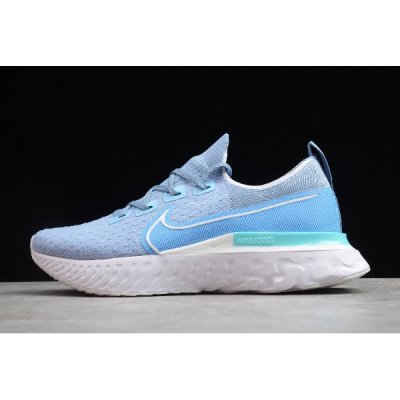 Nike Epic React Flyknit Lake Mavi Koşu Ayakkabısı Türkiye - KZIOBE08